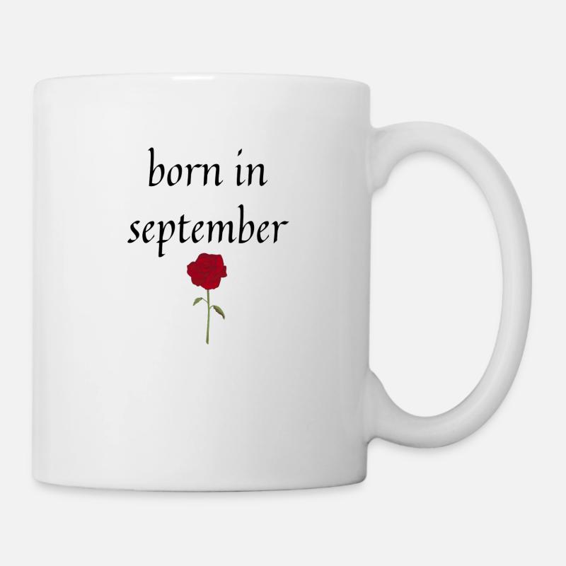 born in September - Mug - white
