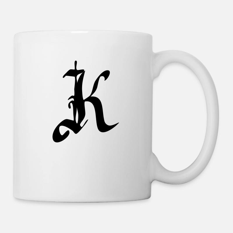K - Tasse - Weiß