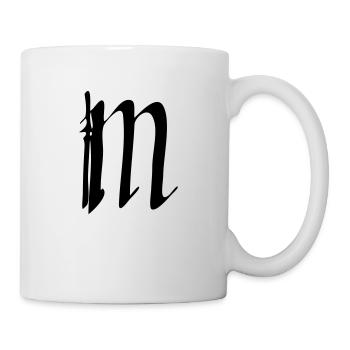 M - Tasse - Weiß - Rechts