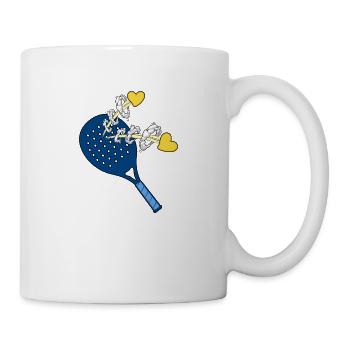 Padel tennis Padel Padel tennis player "love-padel" - Mug - white - Right