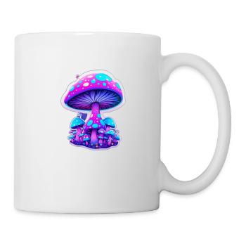 magic mushroom magenta - Tasse - Weiß - Rechts