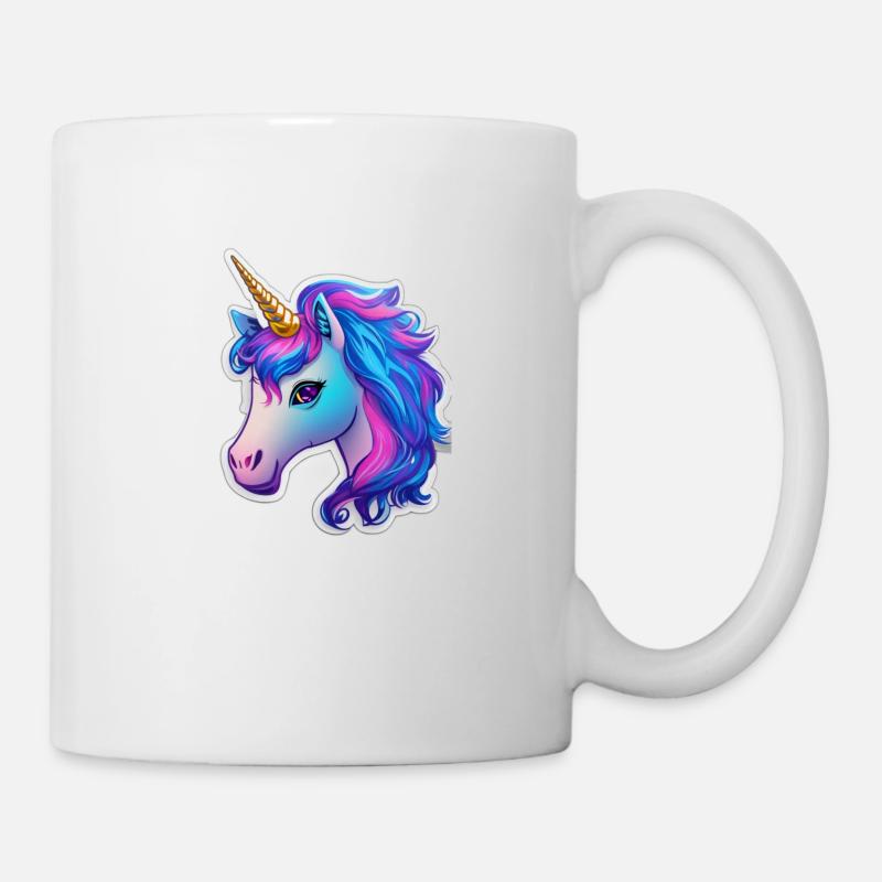 cute unicorn 4 - Tasse - Weiß