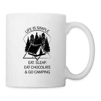 Tente Camping Camper Scout Bivouac - Mug blanc - blanc - Droite