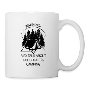 Zelt Camping Camper Pfadfinder Biwakieren - Tasse - Weiß - Rechts