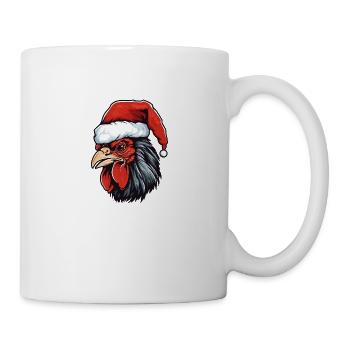 Rooster Head Christmas Christmas - Mug - white - Right