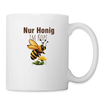 Lustiger Imker und Bienen Spruch - Tasse - Weiß - Rechts