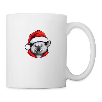 Tête d’animal de Noël Koala - Mug blanc - blanc - Droite
