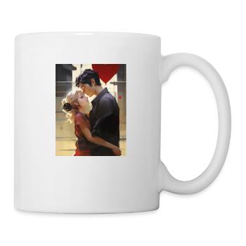 Manga Couple - Mug blanc - blanc - Droite