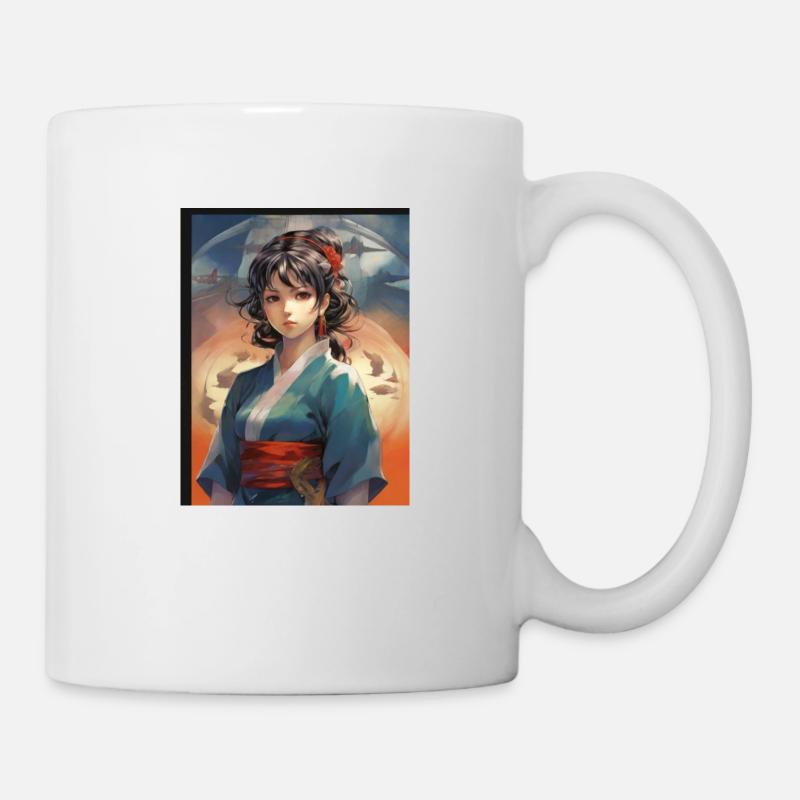 Manga Femme - Mug blanc - blanc