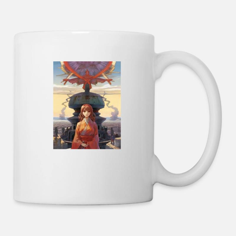 Manga Femme - Mug blanc - blanc