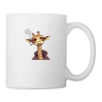 Giraffe Smoker Smoke Joint - Mug - white - Right