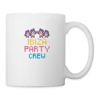 Einhorn Ibiza Party Crew Lustig - Tasse - Weiß - Rechts