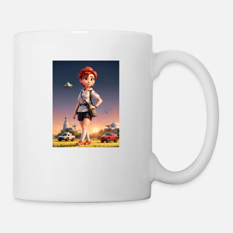 Kid Friendly Animation Nurse - Mug - white