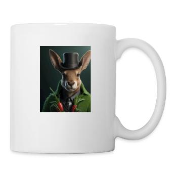 Patron de la mafia végétalien Gangster Bunny - Mug blanc - blanc - Droite