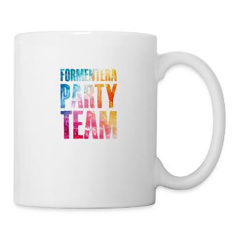 Formentera Party Team Colorful - Mug - white - Right