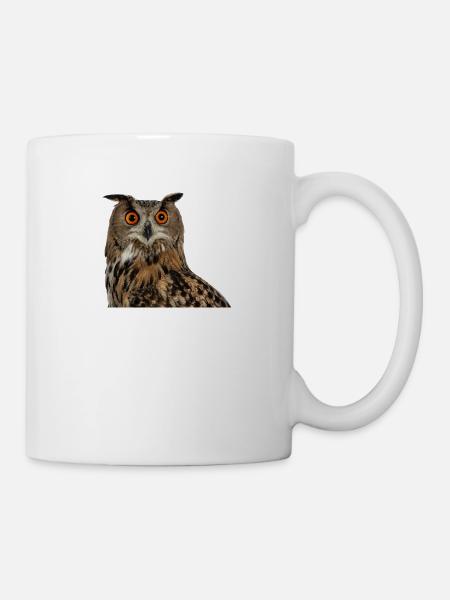 Eule - Tasse - Weiß