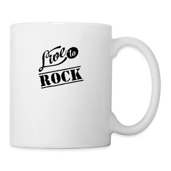live to rock - Mug - white - Right