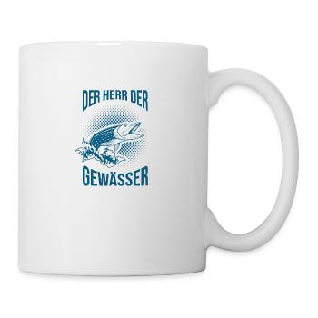Chemise de pêcheur de brochet - Mug blanc - blanc - Droite