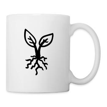 Plant root / plant - root - seedling - sprout - Mug - white - Right