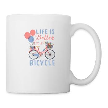 Love Velo bike BMX chain velo bike cycliste eBike - Mug - white - Right