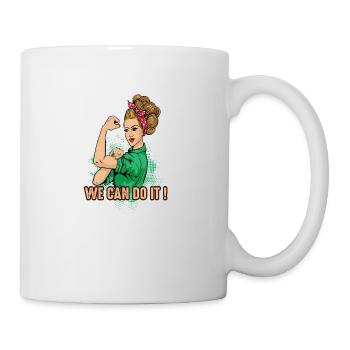 we can do it yes we can do that for women - Mug - white - Right