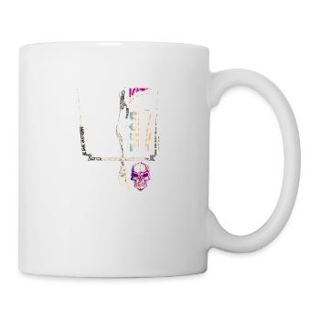 kitesurfing kite dude - Mug - white - Right