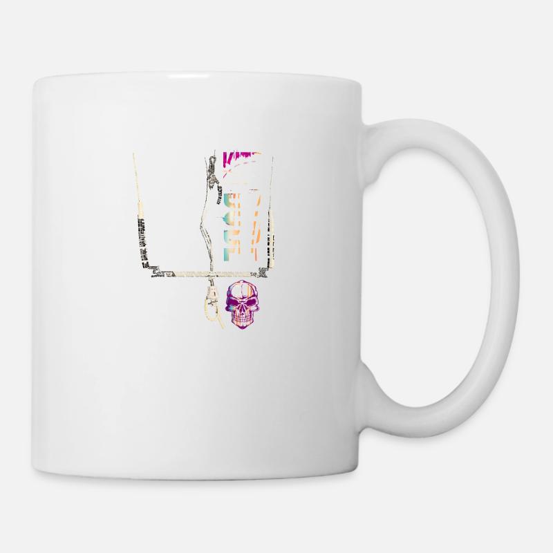 kitesurfen kite dude - Tasse - Weiß