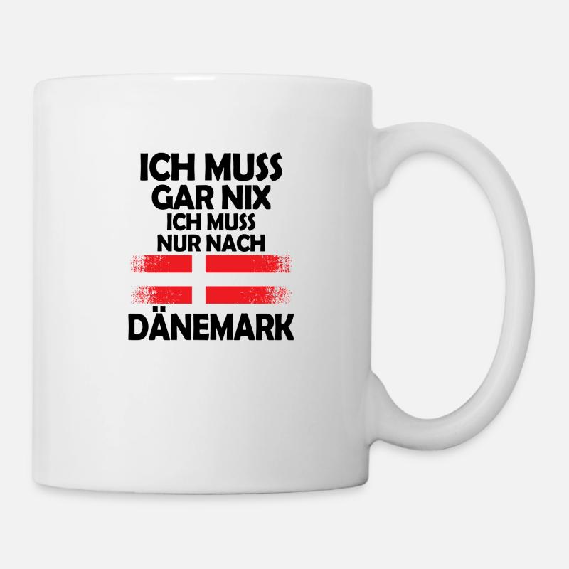 Dänemark Nord Geschenk Spruch - Tasse - Weiß