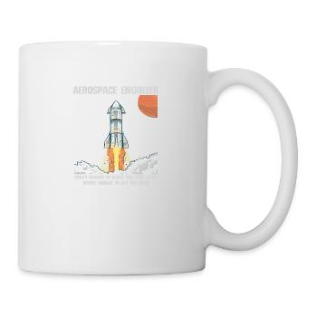 Raumfahrtingenieur Raumfahrt Luft Astronaut Rakete - Tasse - Weiß - Rechts