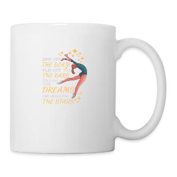Turnen Akrobatik Turnerin Dancer - Tasse - Weiß - Rechts