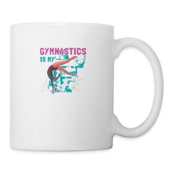 Gymnastics Is My Life Gymnast Gym Gymnast Gymnast - Mug - white - Right
