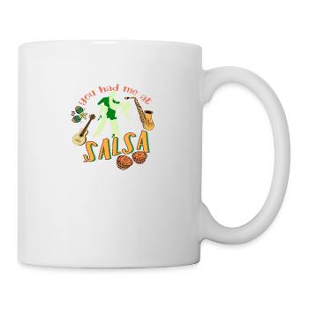 Salsa Danse Danse Professeur de danse Idée de cadeau - Mug blanc - blanc - Droite