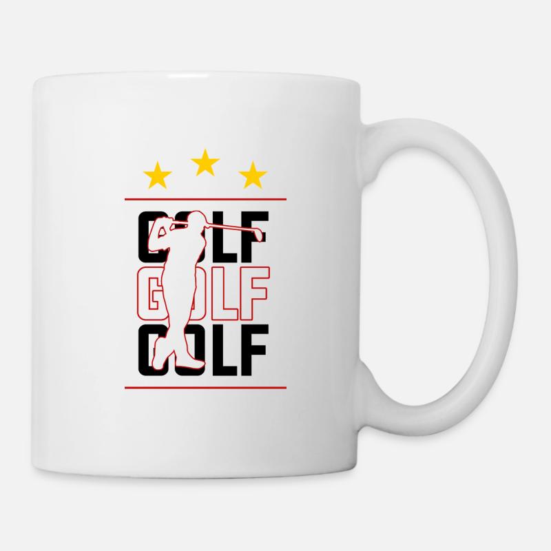 Golf - Tasse - Weiß