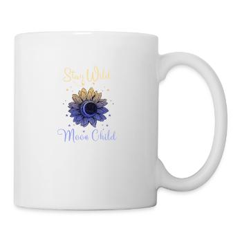 Stay Wild Moon Child Boho Grafik - Tasse - Weiß - Rechts