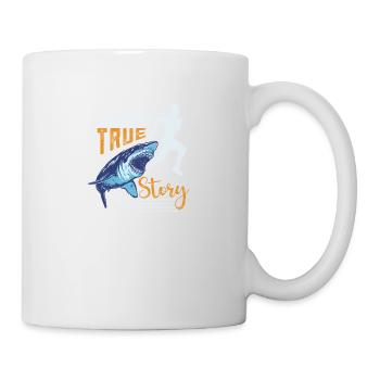 Amputation Rollstuhl Behinderung Handicap Geschenk - Tasse - Weiß - Rechts
