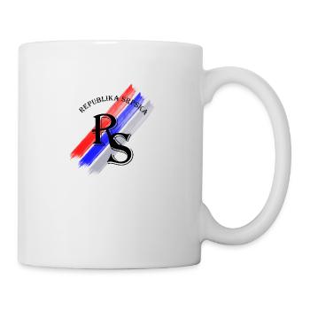 rs srpska - Tasse - Weiß - Rechts