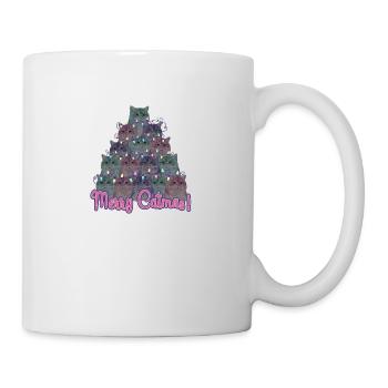 Merry Catmas Christmas Cats - Mug - white - Right