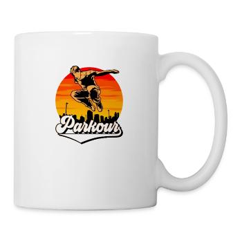 Parkour Freerunner Traceur Le Parcour parkourshirt - Tasse - Weiß - Rechts