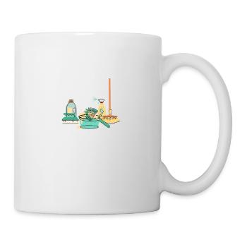 Reinigung Haushalt Putzfrau Hausfrau Geschenk - Tasse - Weiß - Rechts