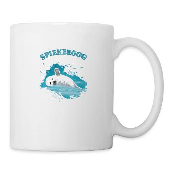 Spiekeroog Urlaub Nordsee Insel Robbe Seehund - Tasse - Weiß - Rechts