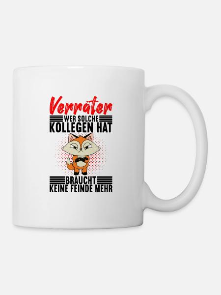 Abschiedsgeschenk Jobwechsel Kollege - Tasse - Weiß