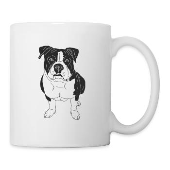 American Bully XL - Tasse - Weiß - Rechts