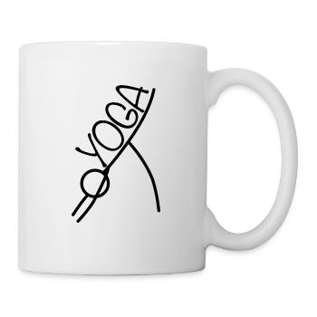 Yoga Exercises Design - Mug - white - Right