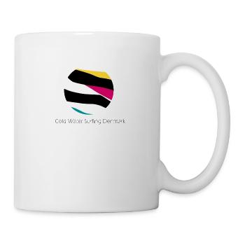 Cold water surfing denmark - Tasse - Weiß - Rechts