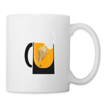 Cold Beer on The Rocks with Submarine - Mug - white - Right