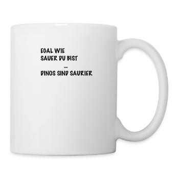 Dinosaurier - Tasse - Weiß - Rechts