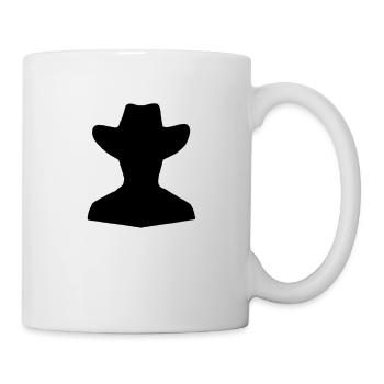Cowboy Geschenkidee cool - Tasse - Weiß - Rechts