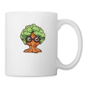 Tree with glasses - Mug - white - Right