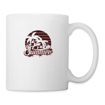 Chemise blanche des vacances d’été - Mug blanc - blanc - Droite