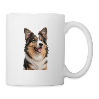 Collie - Tasse - Weiß - Rechts